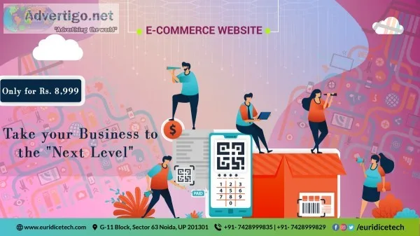 Get a user-friendly e-commerce website with us for better websit