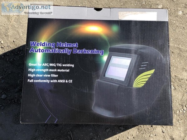 (2) UNUSED AUTO DARKENING WELDING HELMET