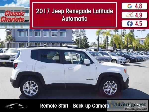 Used 2017 Jeep Renegade Latitude for Sale in San Diego - 21116a