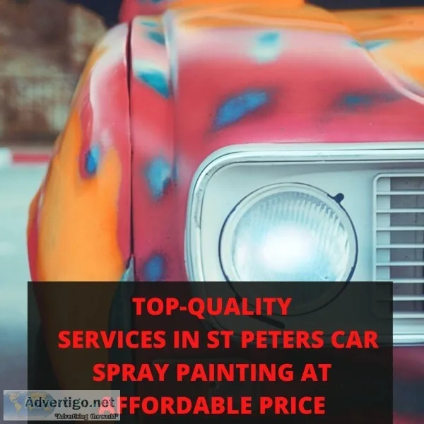 Top-Quality Services in St Peters Car Spray Painting at Affordab