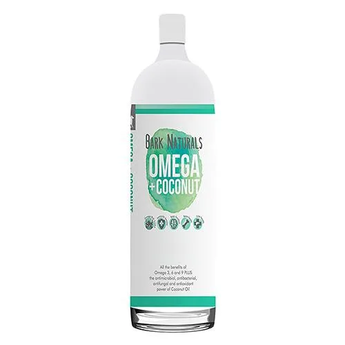 BARK NATURALS OMEGA and COCONUT OIL SUPPLEMENT FOR DOGS
