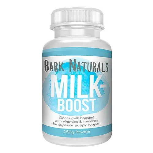 BARK NATURALS MILK-BOOST GOAT MILK POWDER FOR DOGS and PUPPIES