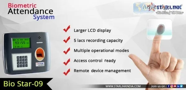 Bio Star  The Best Biometric Attendance Machine by Star Link