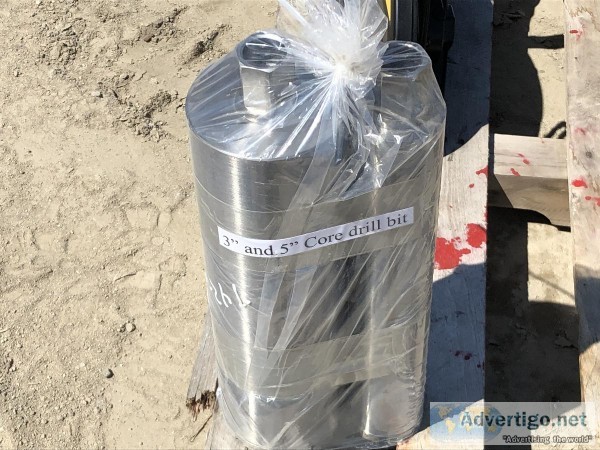 UNUSED 3" CORE DRILL BIT UNUSED 5" CORE DRILL BIT
