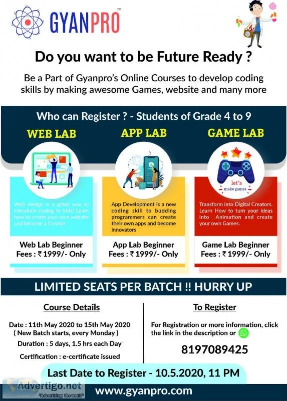 GYANPRO S Online STEM Course 2020 kids