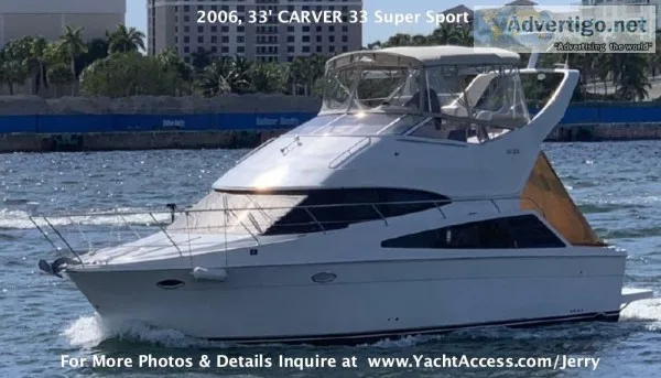 2006 33&rsquo CARVER 33 Super Sport For Sale
