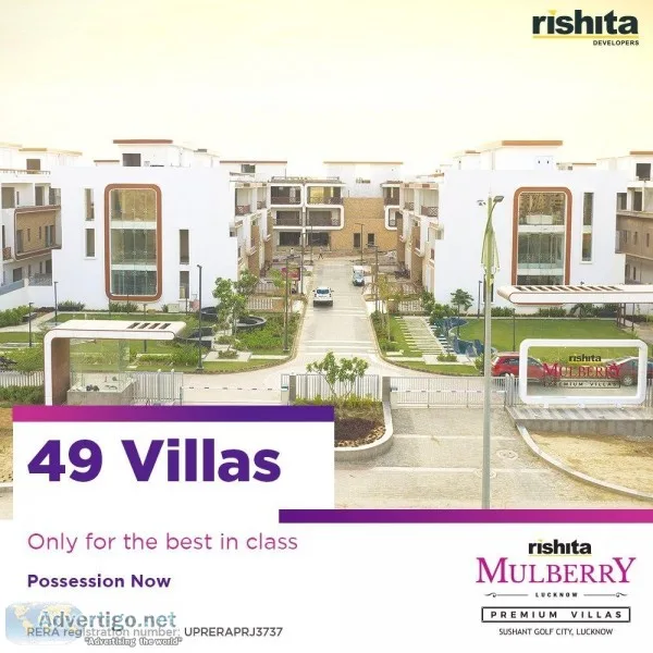 Rishita Mulberry  Luxury Designer Villas in Lucknow