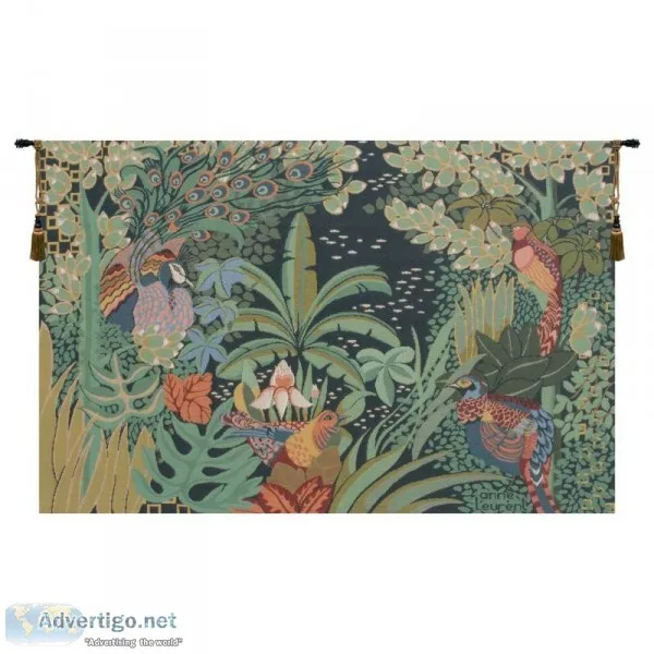 BUY JUNGLE AND FOUR BIRDS FRENCH TAPESTRY