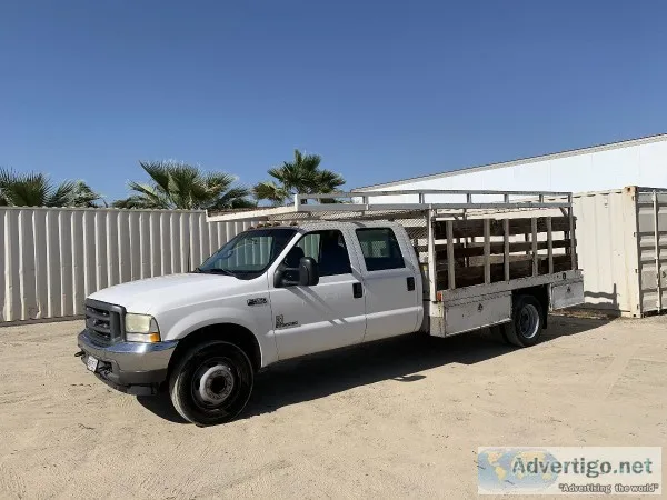 2002 FORD F550 CREW CAB FLATBED TRUCK 14102202