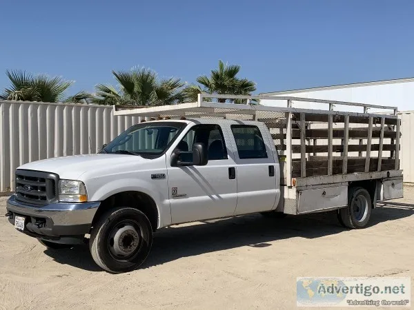 2004 FORD F550 CREW CAB FLATBED TRUCK 14103202