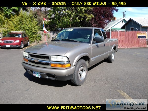 2003 CHEVROLET S10 X-CAB TRUCK  ONLY 83K MILES