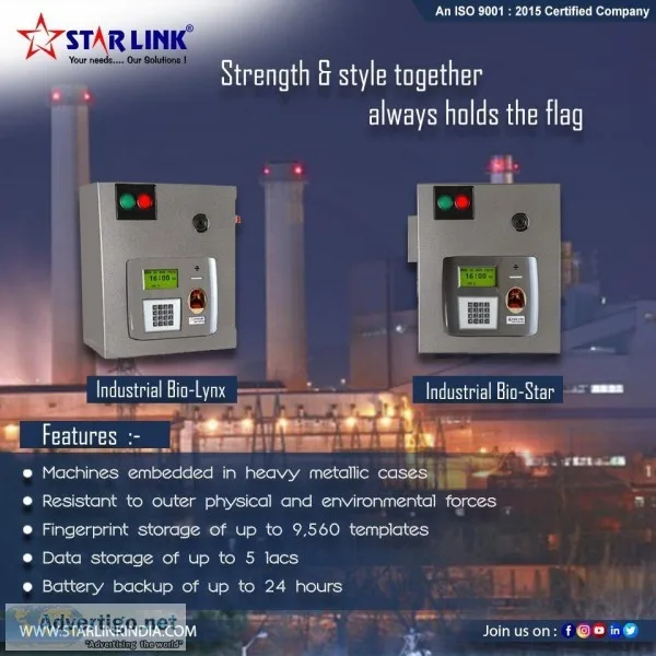 Biometric Machine for Industries by starLink