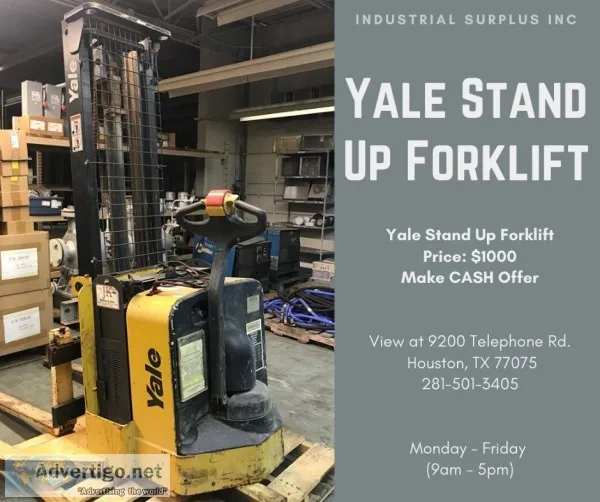 Yale Stand Up Forklift