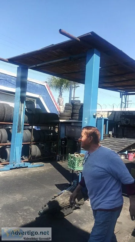 2 Post Hoist Available - lifts up to 9000 lbs.