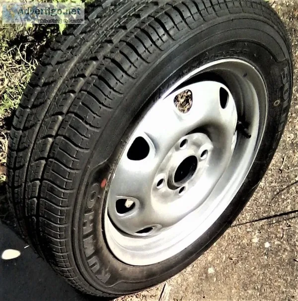 Tire with Steel Wheel