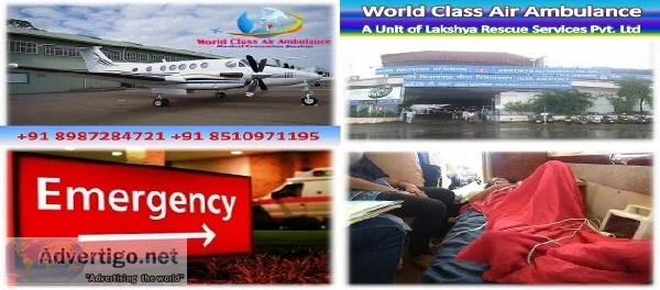 Opt for your Medical Flight by World Class Air Ambulance Service