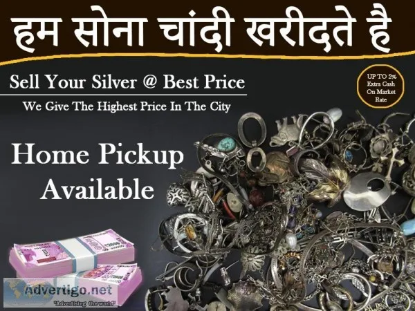 Cash For Silver In Delhi  Cash For  Silver