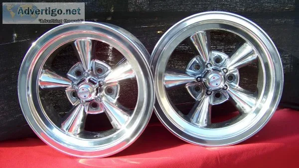 1960s VINTAGE AMERICAN RACING TORQ THRUST WHEELS 15X6
