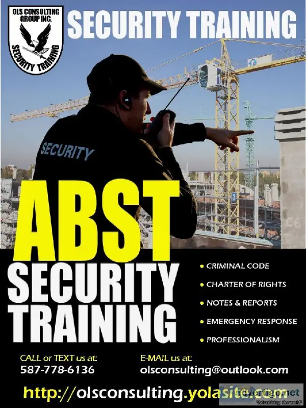 Security Training (ABST) Get The Best In Security Training