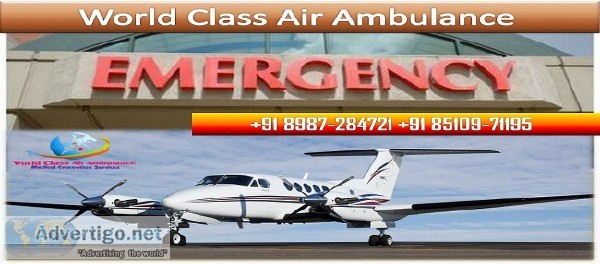 Inclusive All ICU Faculties Setup Air Ambulance from Jamshedpur 