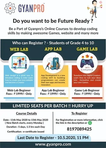 Online course 2020 for kids by gyanpro