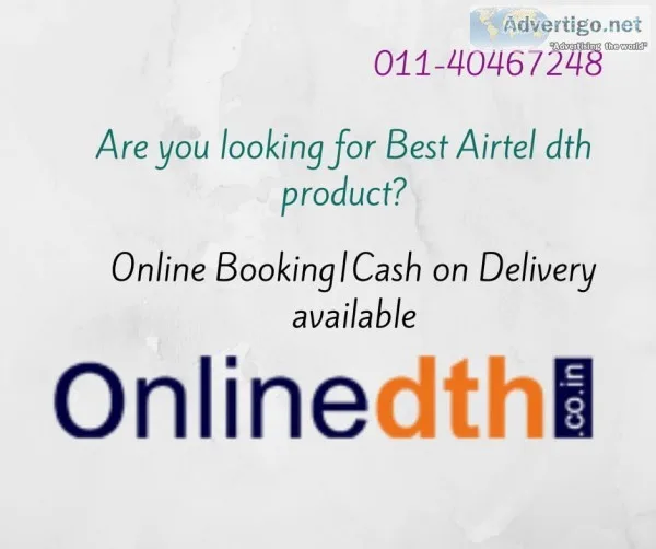 Airtel dth new connection