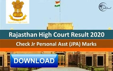 Rajasthan High Court Result 2020 Out Check Jr Personal Asst (JPA