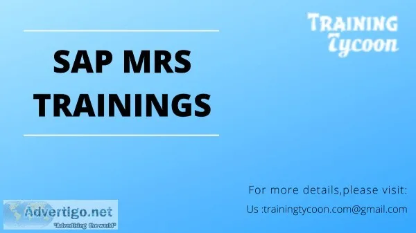 SAP MRS Trainings