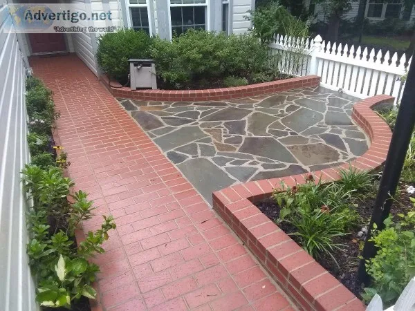 concrete and flagstone patios driveways and more