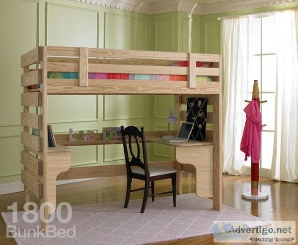 Loft Bed with Desk