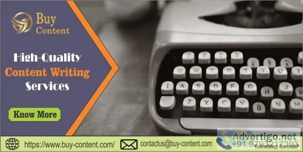 High quality content writing services