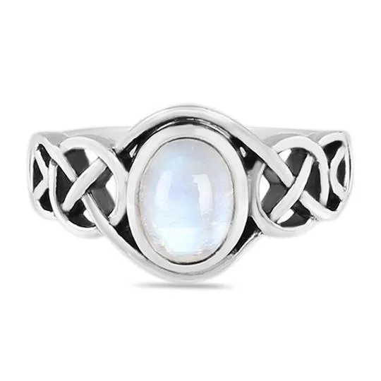 MOONSTONE RING-PURE HEARTBEAT