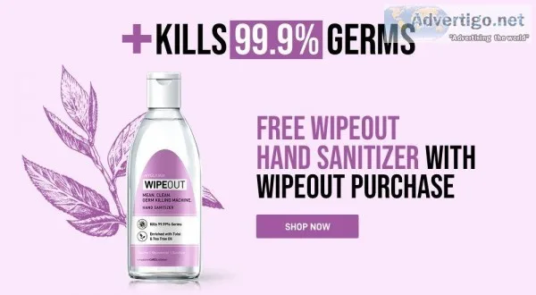 Buy WIPEOUT Hand Sanitizer Combo Kit Online  MyGlamm