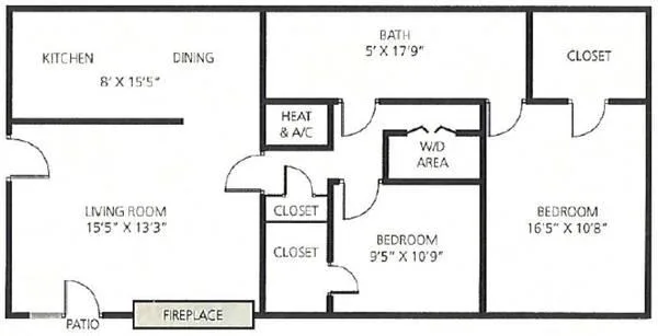 2br - 980ft2 - Visitenos Para Ver Nuestros Apartamentos De 2 Rec