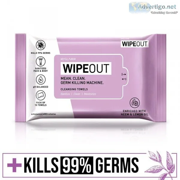Wipeout Cleansing Towel  Buy Cleansing Towel Online  MyGlamm