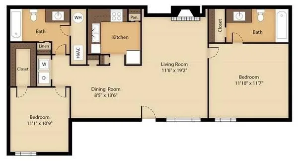 2br - 973ft2 - Flexible Lease Terms Available ADA Accessible Lof