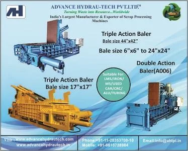 Hydraulic Scrap Baling Press Machine