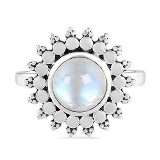 MOONSTONE RING-TITAN STAR