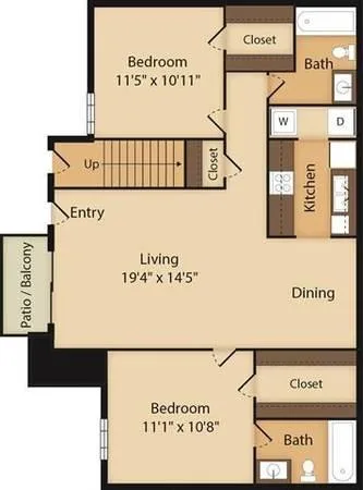  2br - 867ft2 - Fireplace Upstairs New Appliances