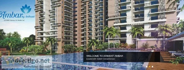 Ready To Move 2 BHK Flats in Arihant Ambar Call 91 8010724724