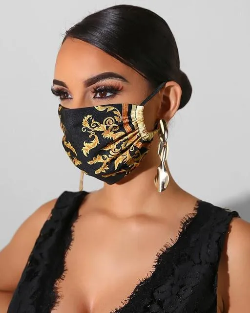 Print Breathable Mouth Mask Washable And Reusable