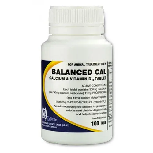 BALANCED CAL TABLETS BALANCED CAL TABLETS