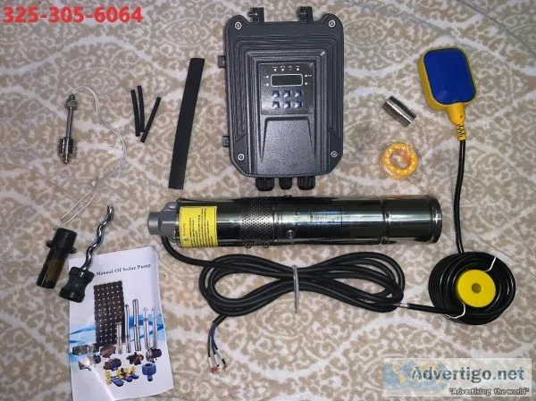 SOLAR POWERED WATER WELL PUMP KIT