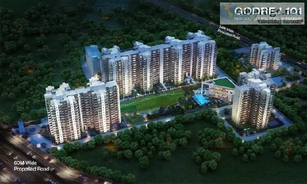 Godrej 101 &ndash Luxury 2 and 3BHK at New Golf Course Road