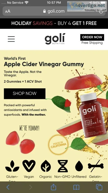Goli Nutrition gummies