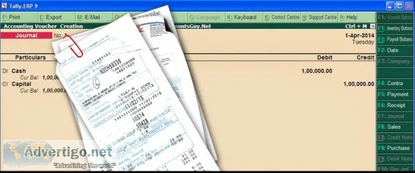 Addon TDL Scan and attach the documents inside the Tally ERP9 so