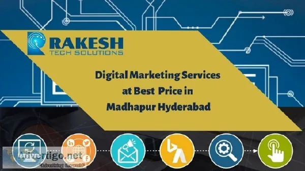 Digital Marketing Services at Best Price in Madhapur Hyderabad.
