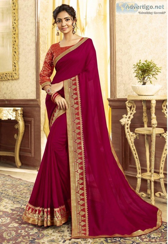 Designer Brocade Sarees For Women