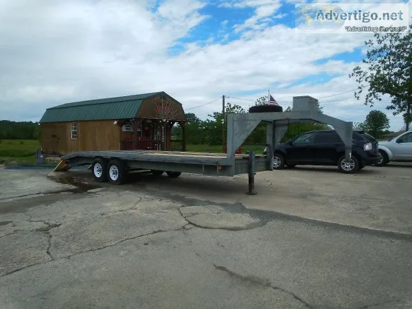 24  Dove Tail Gooseneck Trailer
