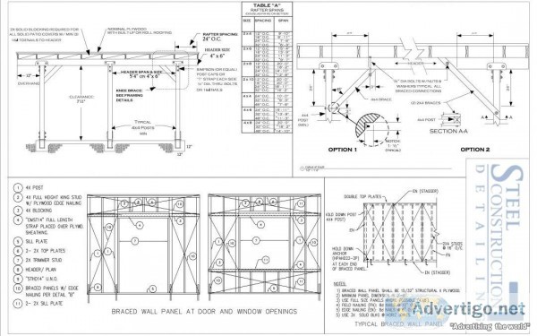 Steel Fabrication Detailing in kansas - Steel Construction Detai